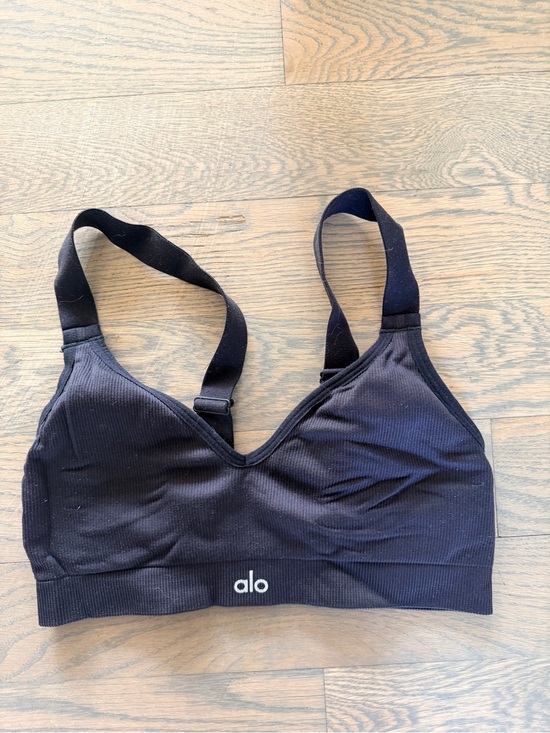 ALO Yoga Other - Alo Black Ribbed Sports Bra